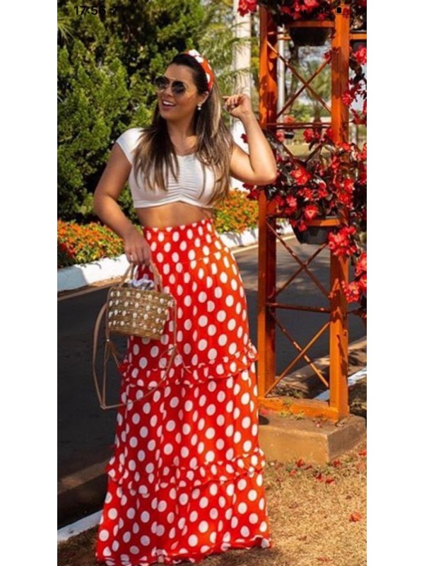 saia longa de elastico